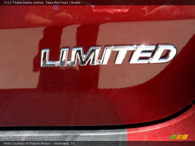 Salsa Red Pearl / Bisque 2011 Toyota Sienna Limited