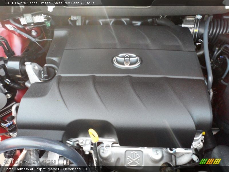 Salsa Red Pearl / Bisque 2011 Toyota Sienna Limited