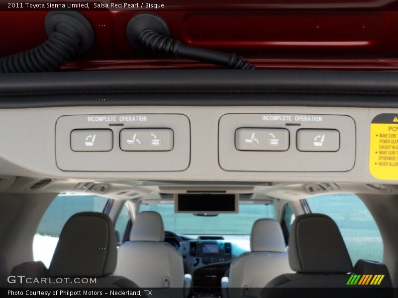 Salsa Red Pearl / Bisque 2011 Toyota Sienna Limited