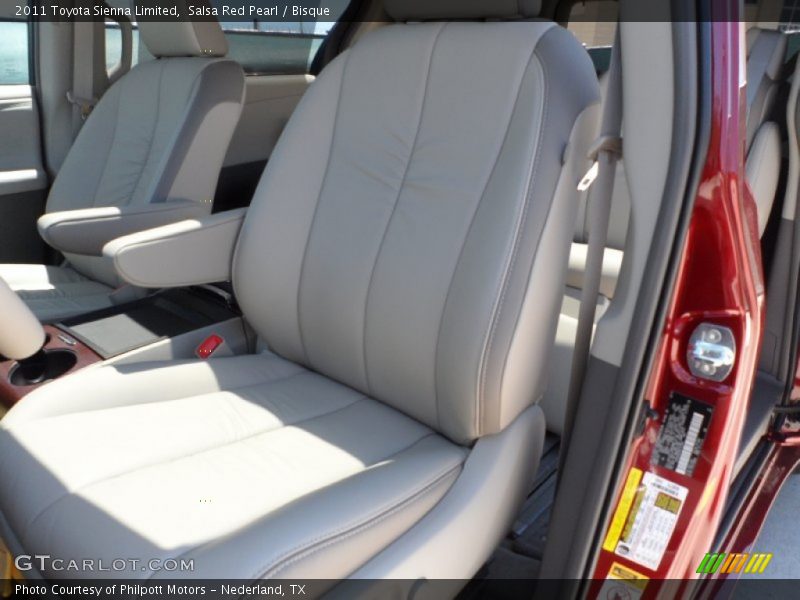 Salsa Red Pearl / Bisque 2011 Toyota Sienna Limited