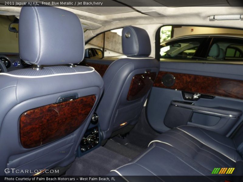 Frost Blue Metallic / Jet Black/Ivory 2011 Jaguar XJ XJL