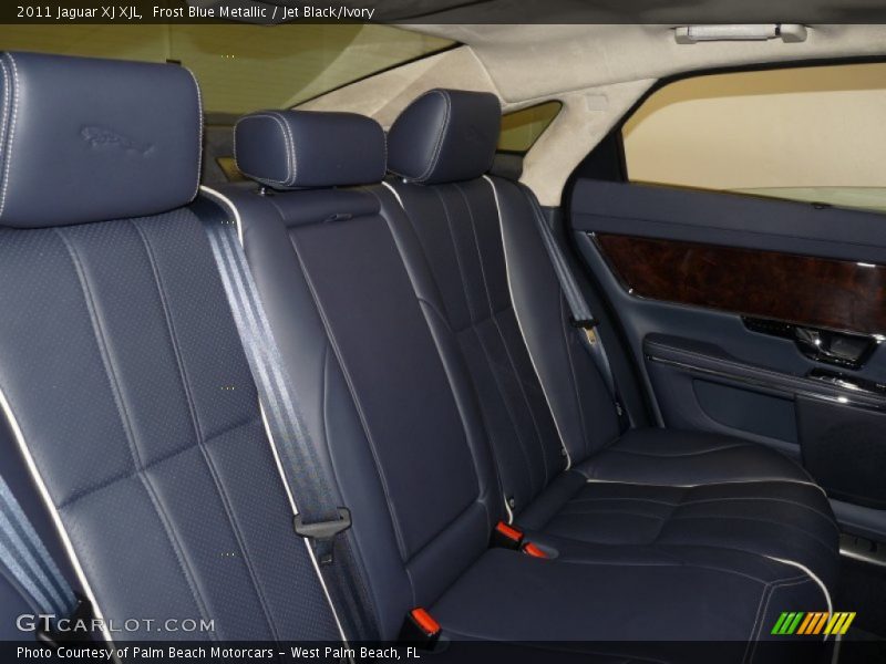 Frost Blue Metallic / Jet Black/Ivory 2011 Jaguar XJ XJL