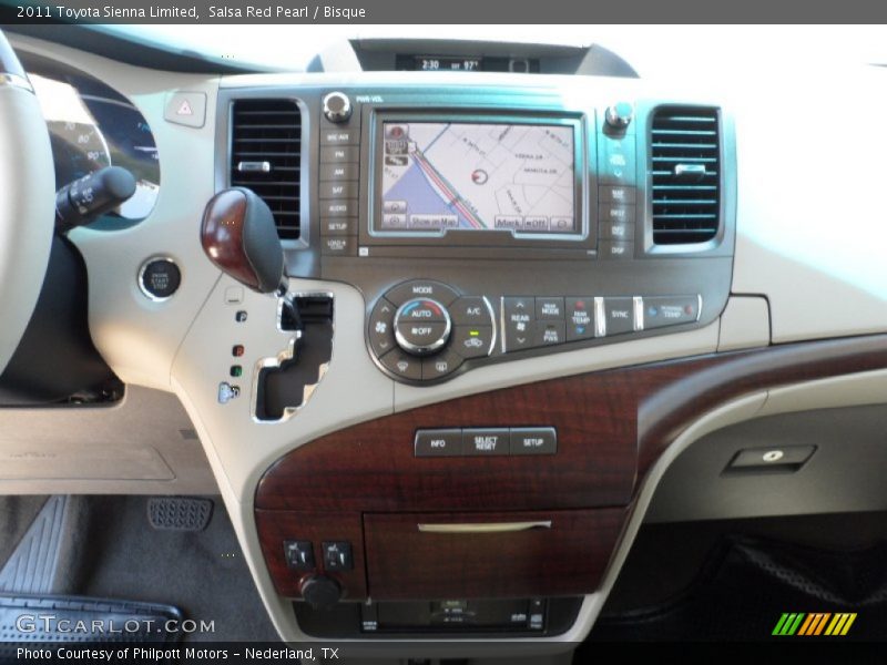 Salsa Red Pearl / Bisque 2011 Toyota Sienna Limited