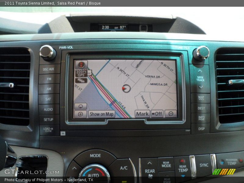 Salsa Red Pearl / Bisque 2011 Toyota Sienna Limited