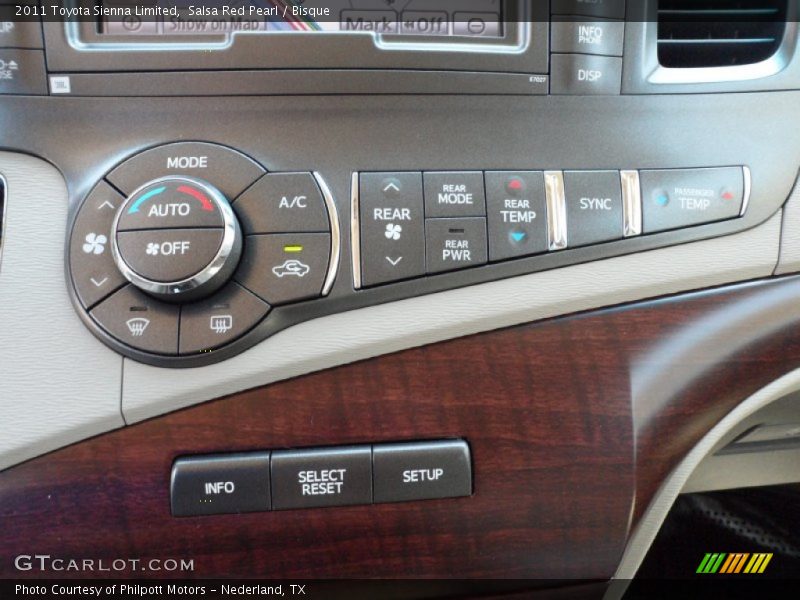 Salsa Red Pearl / Bisque 2011 Toyota Sienna Limited
