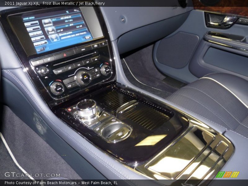 Frost Blue Metallic / Jet Black/Ivory 2011 Jaguar XJ XJL