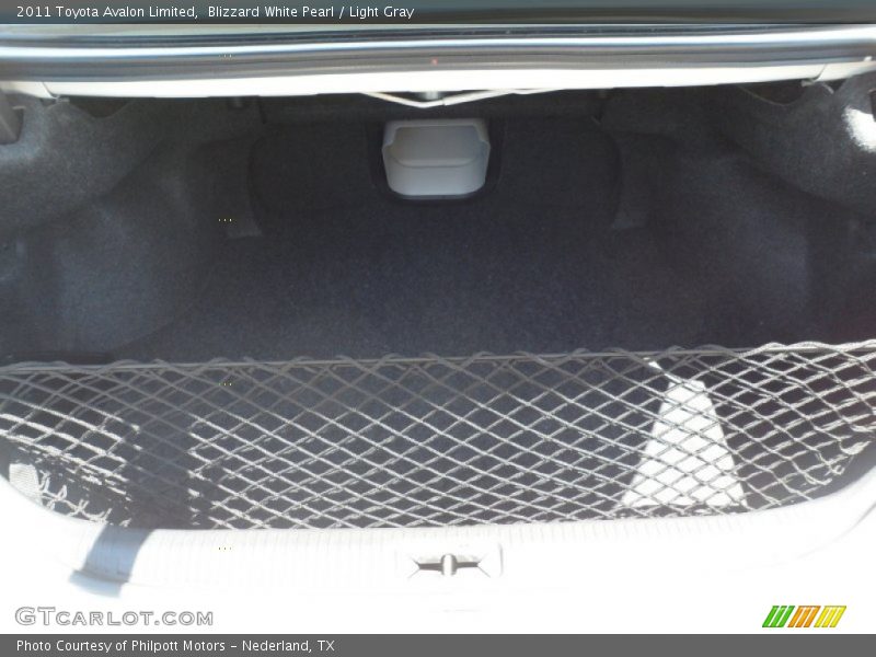 Blizzard White Pearl / Light Gray 2011 Toyota Avalon Limited