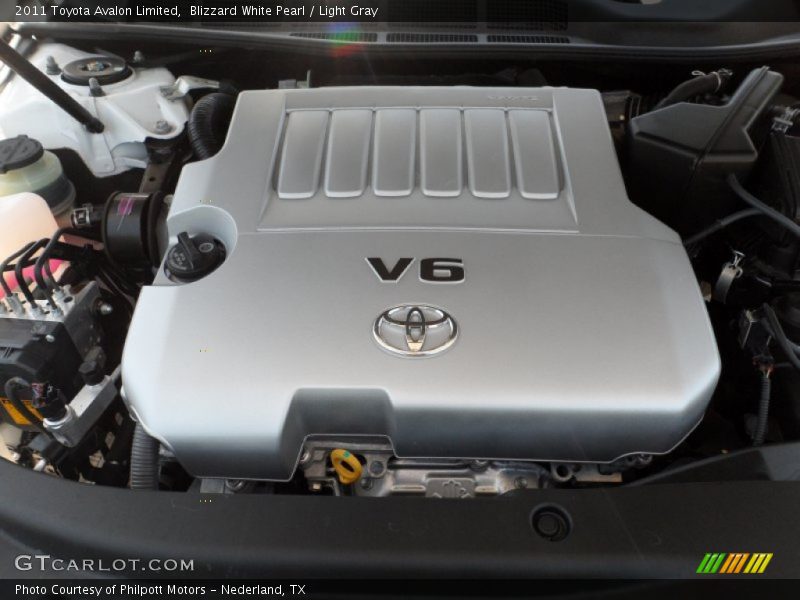 Blizzard White Pearl / Light Gray 2011 Toyota Avalon Limited