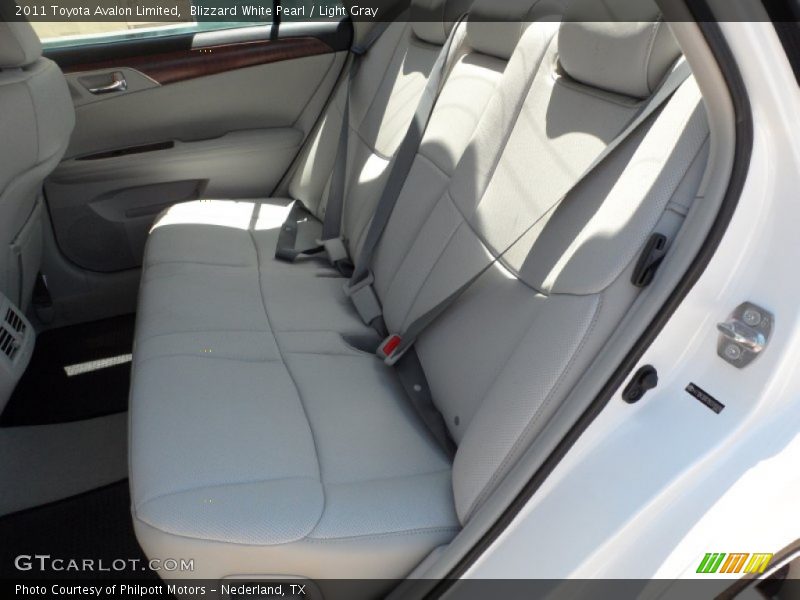 Blizzard White Pearl / Light Gray 2011 Toyota Avalon Limited