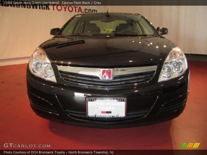 Carbon Flash Black / Gray 2008 Saturn Aura Green Line Hybrid