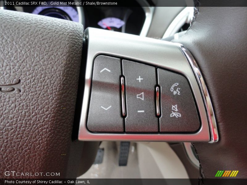 Gold Mist Metallic / Shale/Brownstone 2011 Cadillac SRX FWD