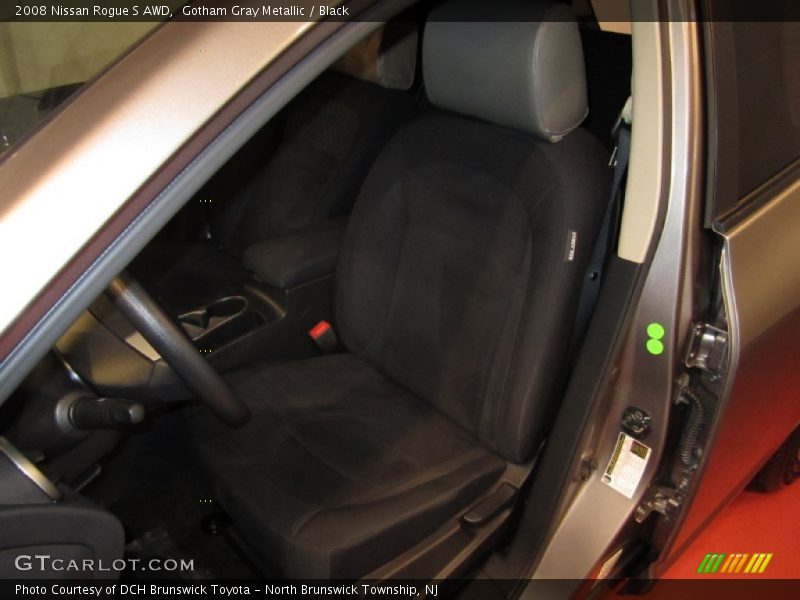 Gotham Gray Metallic / Black 2008 Nissan Rogue S AWD