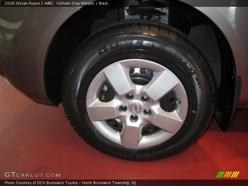 Gotham Gray Metallic / Black 2008 Nissan Rogue S AWD