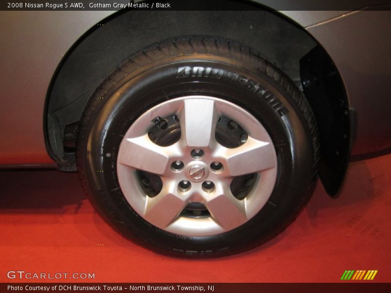 Gotham Gray Metallic / Black 2008 Nissan Rogue S AWD