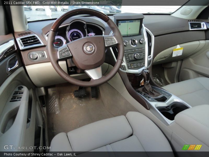 Gold Mist Metallic / Shale/Brownstone 2011 Cadillac SRX FWD