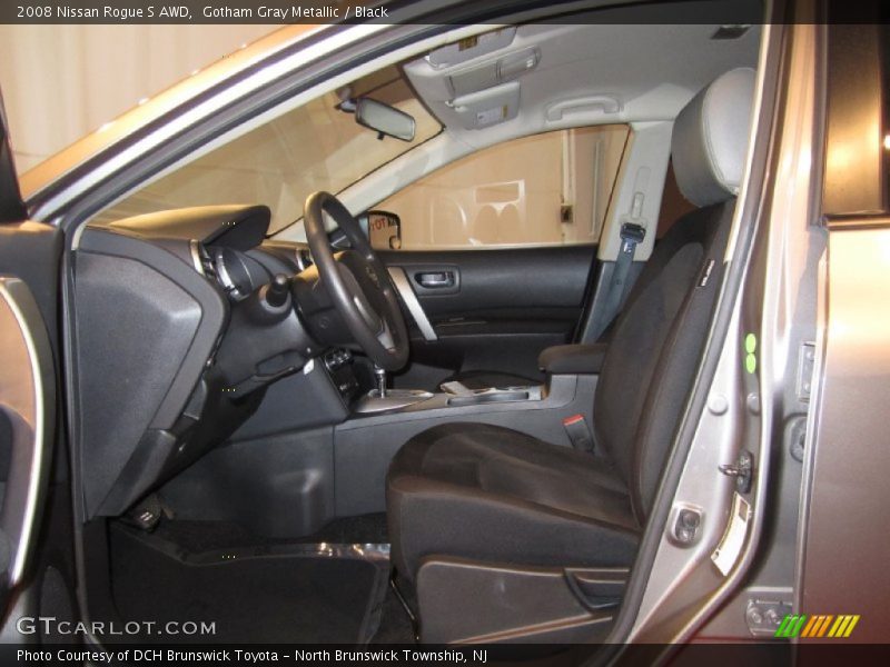 Gotham Gray Metallic / Black 2008 Nissan Rogue S AWD