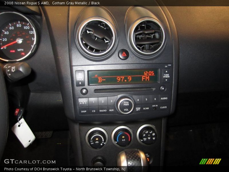 Gotham Gray Metallic / Black 2008 Nissan Rogue S AWD