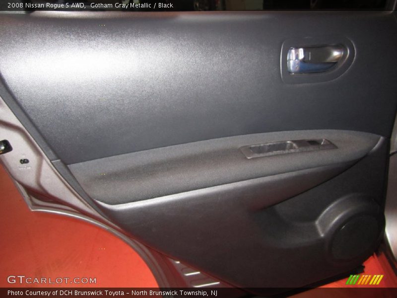 Gotham Gray Metallic / Black 2008 Nissan Rogue S AWD