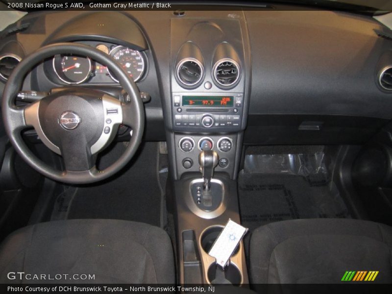 Gotham Gray Metallic / Black 2008 Nissan Rogue S AWD