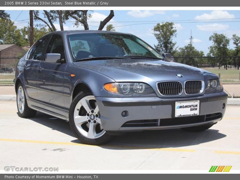 Steel Blue Metallic / Grey 2005 BMW 3 Series 330xi Sedan