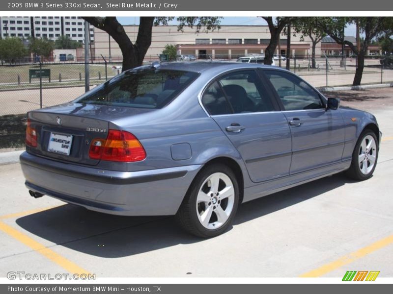 Steel Blue Metallic / Grey 2005 BMW 3 Series 330xi Sedan