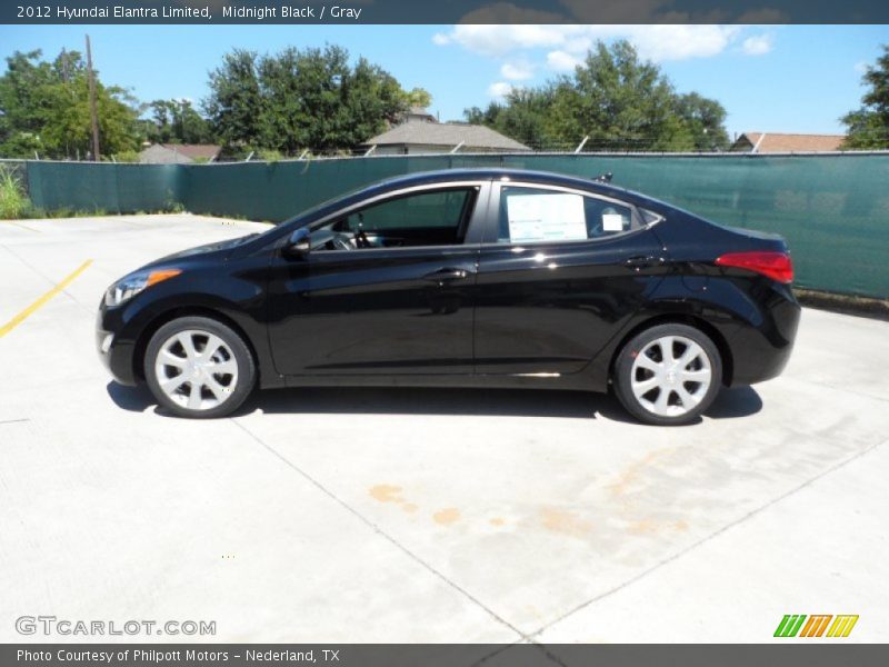  2012 Elantra Limited Midnight Black