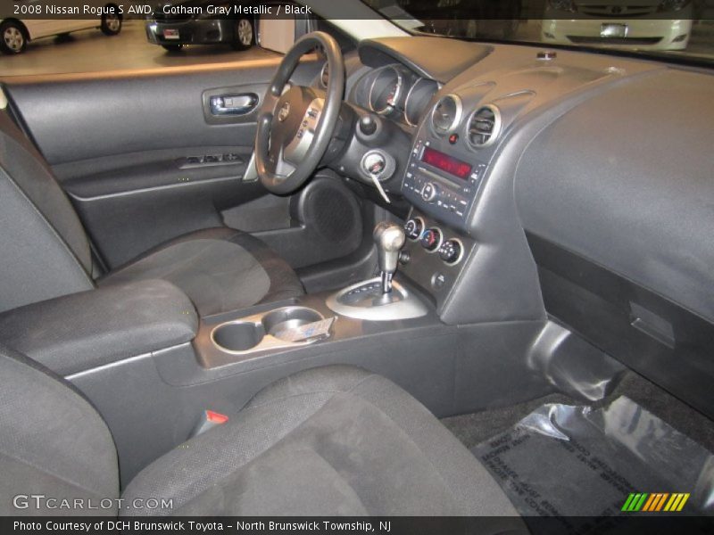 Gotham Gray Metallic / Black 2008 Nissan Rogue S AWD