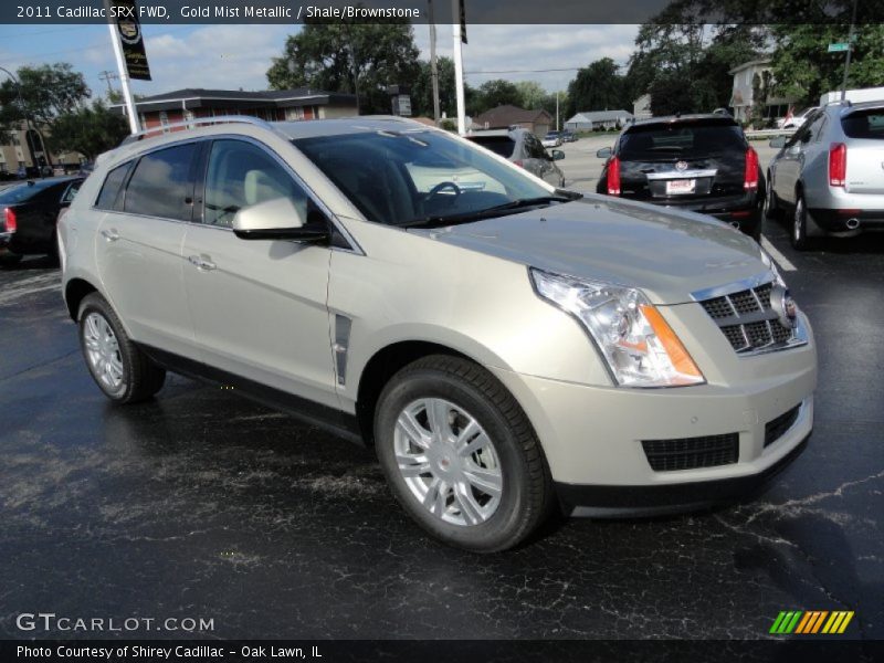 Gold Mist Metallic / Shale/Brownstone 2011 Cadillac SRX FWD