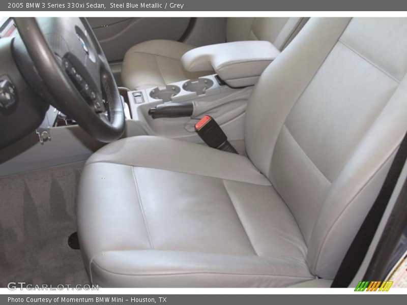Steel Blue Metallic / Grey 2005 BMW 3 Series 330xi Sedan