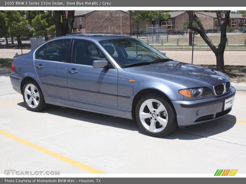 Steel Blue Metallic / Grey 2005 BMW 3 Series 330xi Sedan