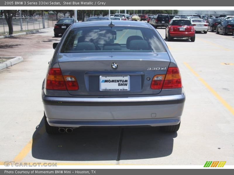 Steel Blue Metallic / Grey 2005 BMW 3 Series 330xi Sedan
