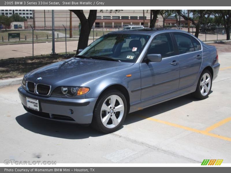 Steel Blue Metallic / Grey 2005 BMW 3 Series 330xi Sedan