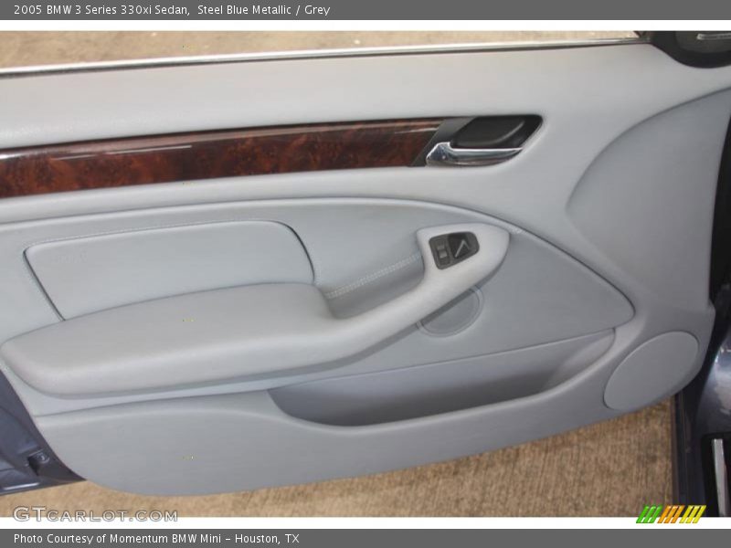 Steel Blue Metallic / Grey 2005 BMW 3 Series 330xi Sedan