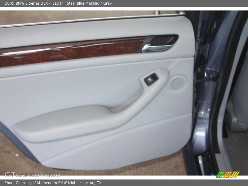 Steel Blue Metallic / Grey 2005 BMW 3 Series 330xi Sedan