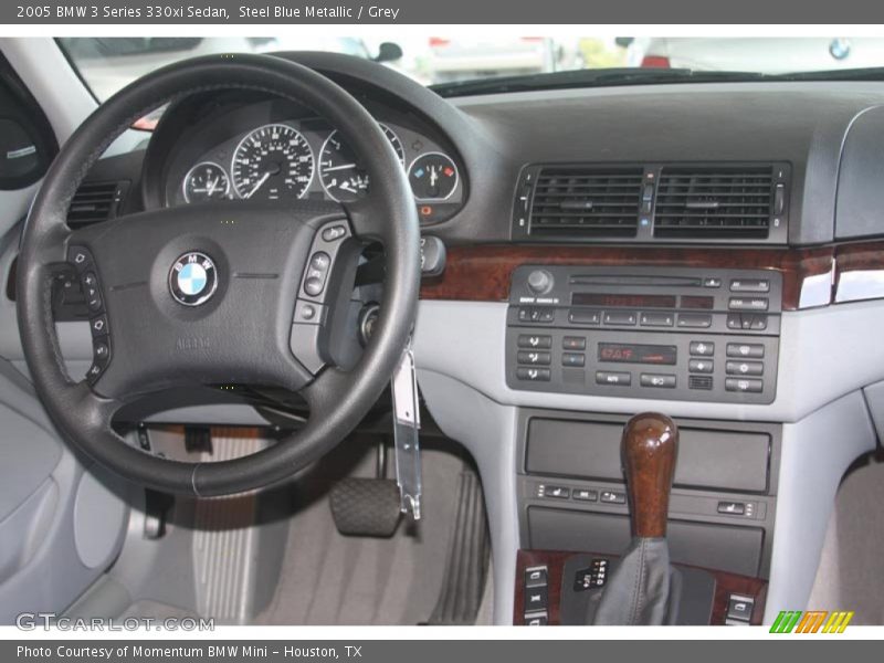Steel Blue Metallic / Grey 2005 BMW 3 Series 330xi Sedan
