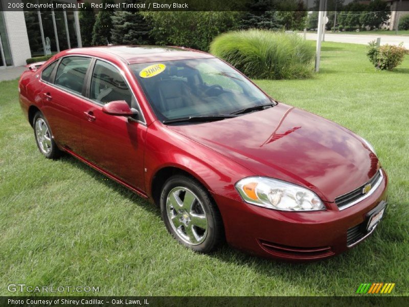 Red Jewel Tintcoat / Ebony Black 2008 Chevrolet Impala LT