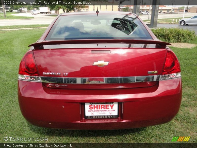 Red Jewel Tintcoat / Ebony Black 2008 Chevrolet Impala LT