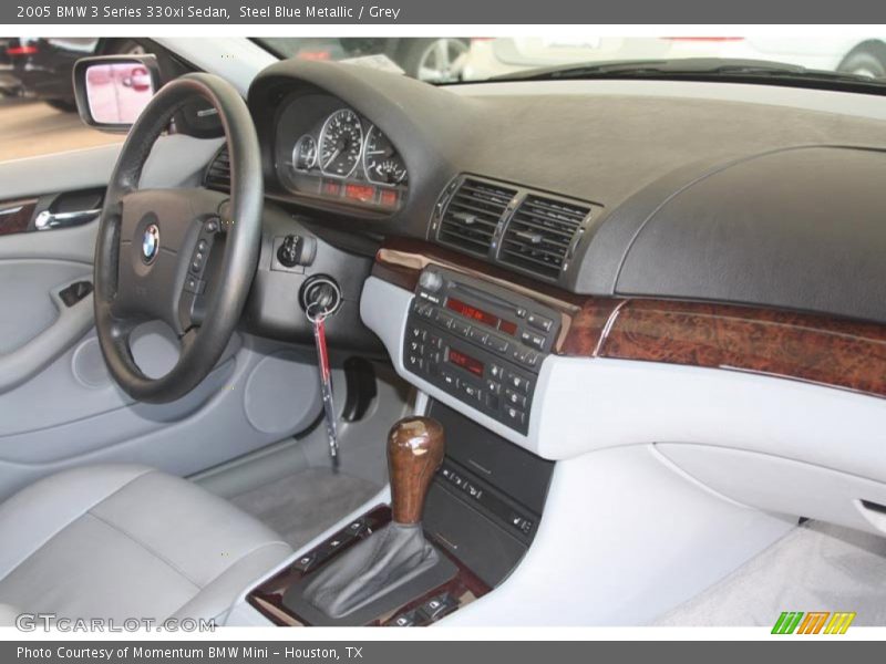 Steel Blue Metallic / Grey 2005 BMW 3 Series 330xi Sedan