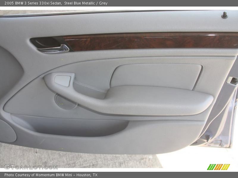 Steel Blue Metallic / Grey 2005 BMW 3 Series 330xi Sedan