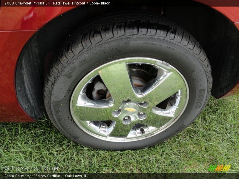 Red Jewel Tintcoat / Ebony Black 2008 Chevrolet Impala LT