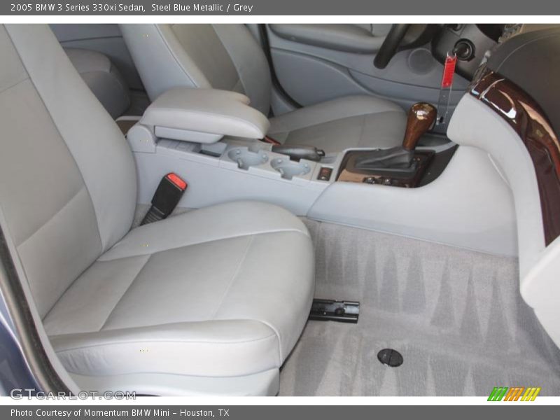 Steel Blue Metallic / Grey 2005 BMW 3 Series 330xi Sedan