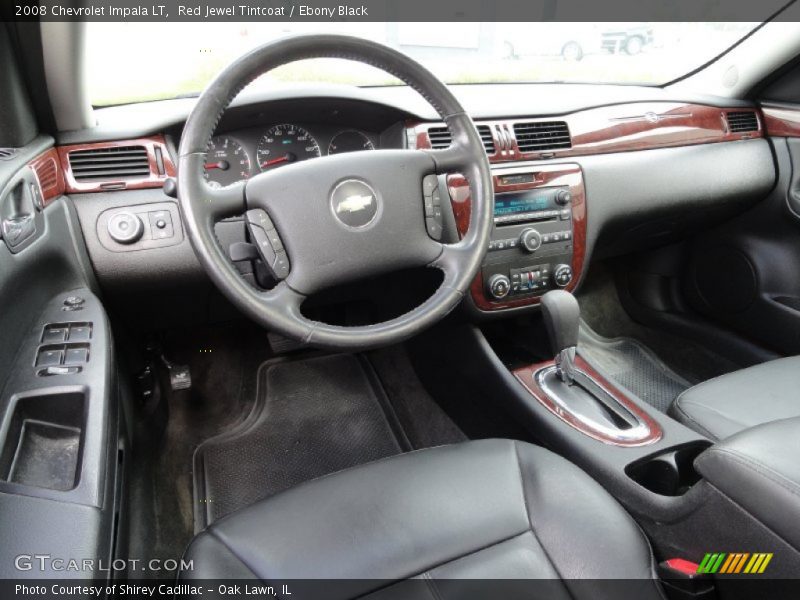 Red Jewel Tintcoat / Ebony Black 2008 Chevrolet Impala LT