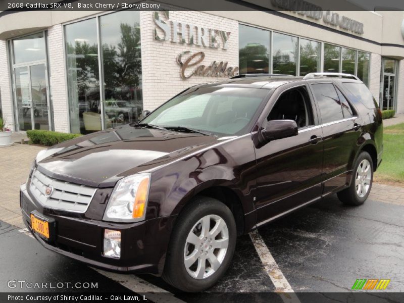 Black Cherry / Ebony/Ebony 2008 Cadillac SRX V8