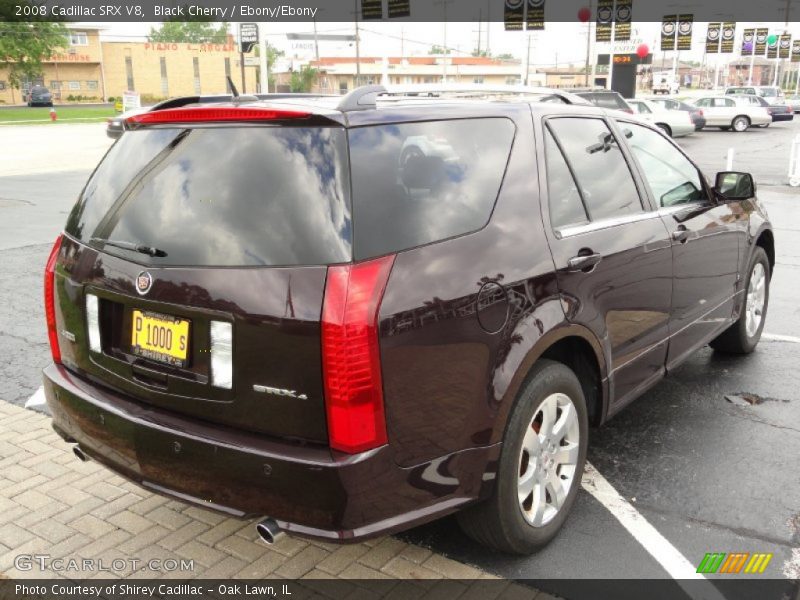 Black Cherry / Ebony/Ebony 2008 Cadillac SRX V8