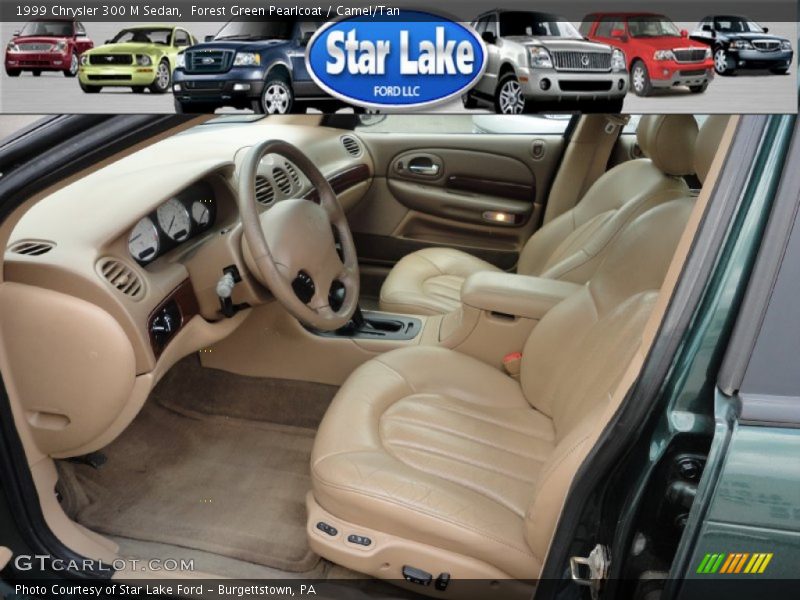 Forest Green Pearlcoat / Camel/Tan 1999 Chrysler 300 M Sedan