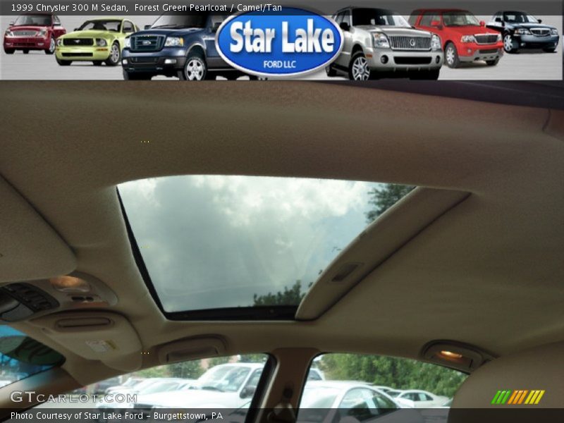 Forest Green Pearlcoat / Camel/Tan 1999 Chrysler 300 M Sedan