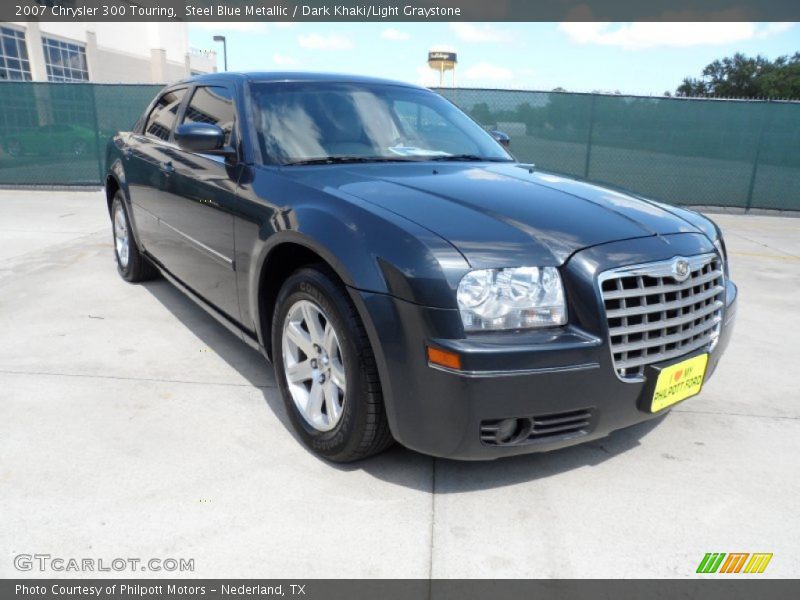 Steel Blue Metallic / Dark Khaki/Light Graystone 2007 Chrysler 300 Touring