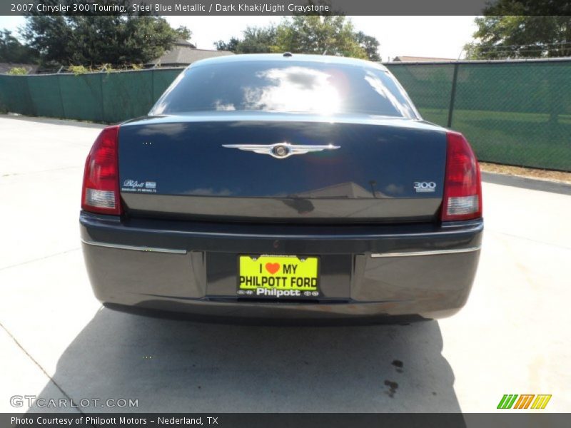 Steel Blue Metallic / Dark Khaki/Light Graystone 2007 Chrysler 300 Touring