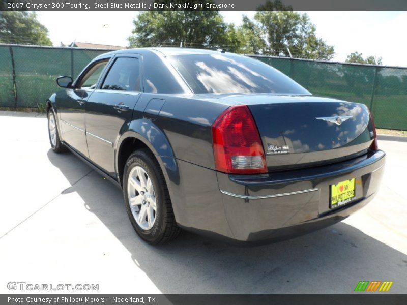 Steel Blue Metallic / Dark Khaki/Light Graystone 2007 Chrysler 300 Touring