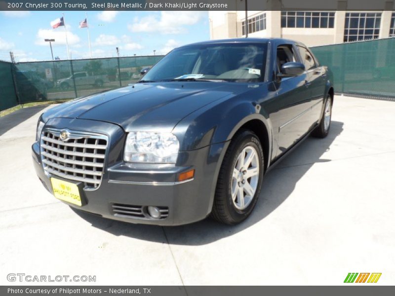 Steel Blue Metallic / Dark Khaki/Light Graystone 2007 Chrysler 300 Touring
